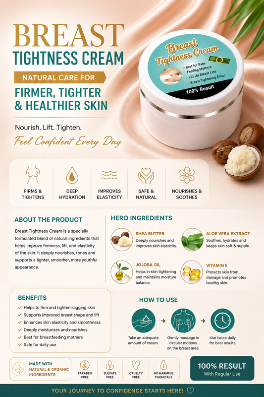 Breast Tightness Cream – Firming & Nourishing Breast Care